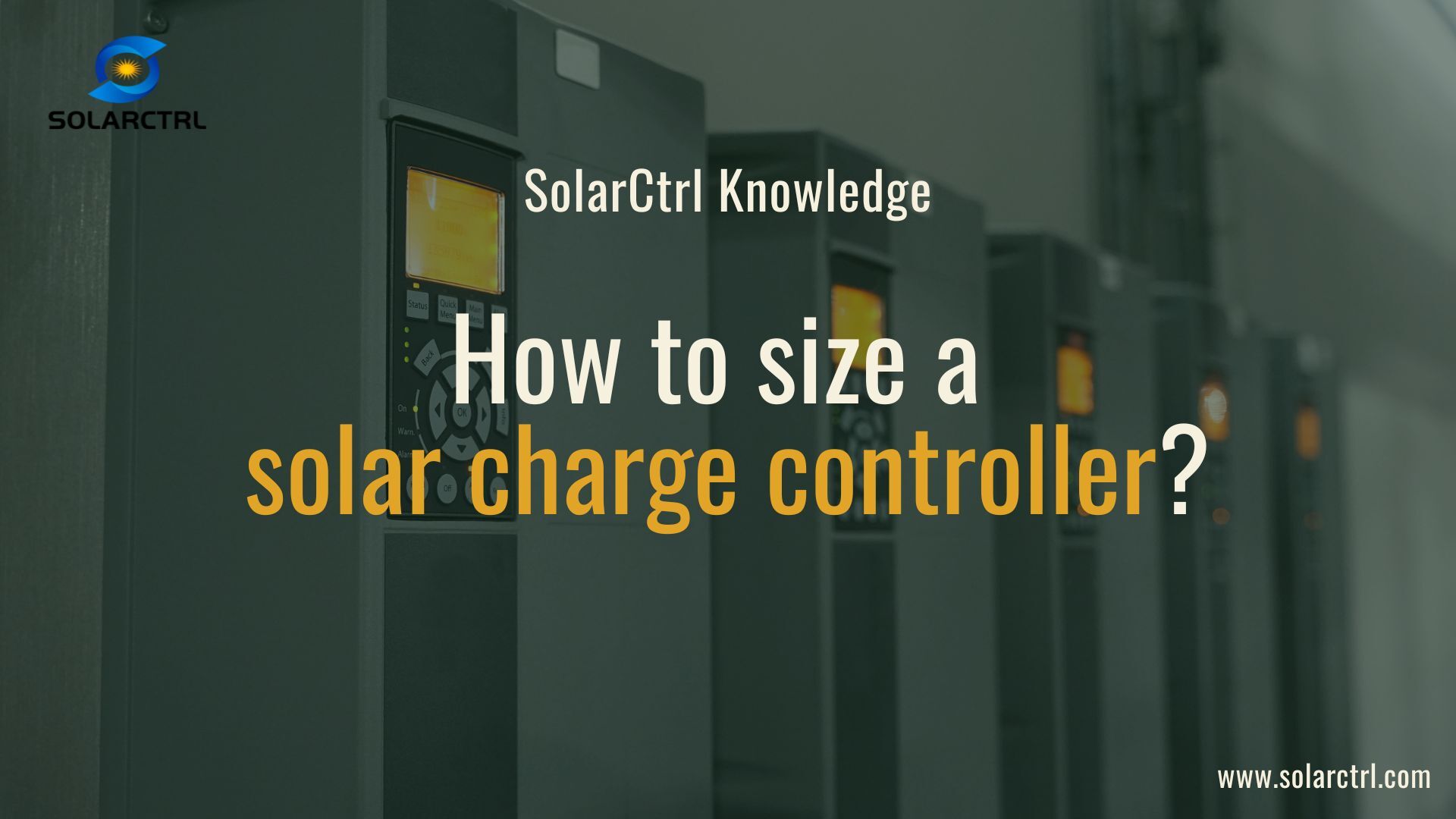How to size a solar charge controller? | SolarCtrl